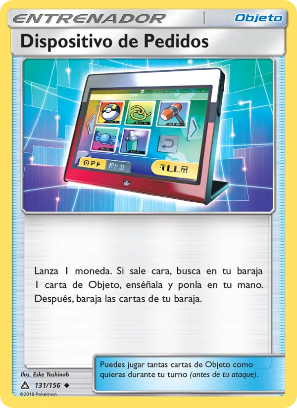 Carta Dispositivo de Pedidos de la expansión Ultraprisma, número 131/156