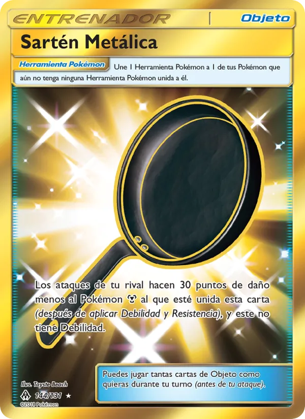 Carta Sartén Metálica de la expansión Luz Prohibida, número 144/131