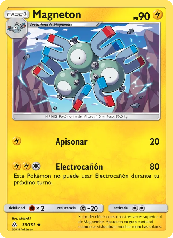 Carta Magneton de la expansión Luz Prohibida, número 35/131