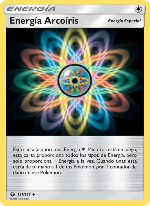 Carta Energía Arcoíris de la expansión Tormenta Celestial, número 151/168