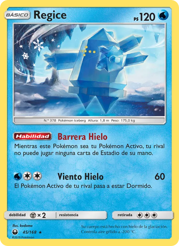 Carta Regice de la expansión Tormenta Celestial, número 45/168