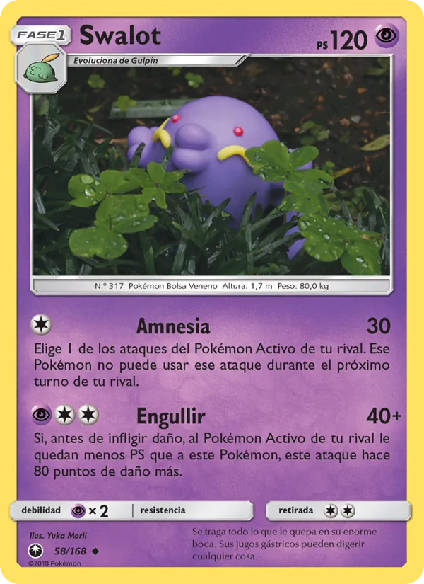 Carta Swalot de la expansión Tormenta Celestial, número 58/168