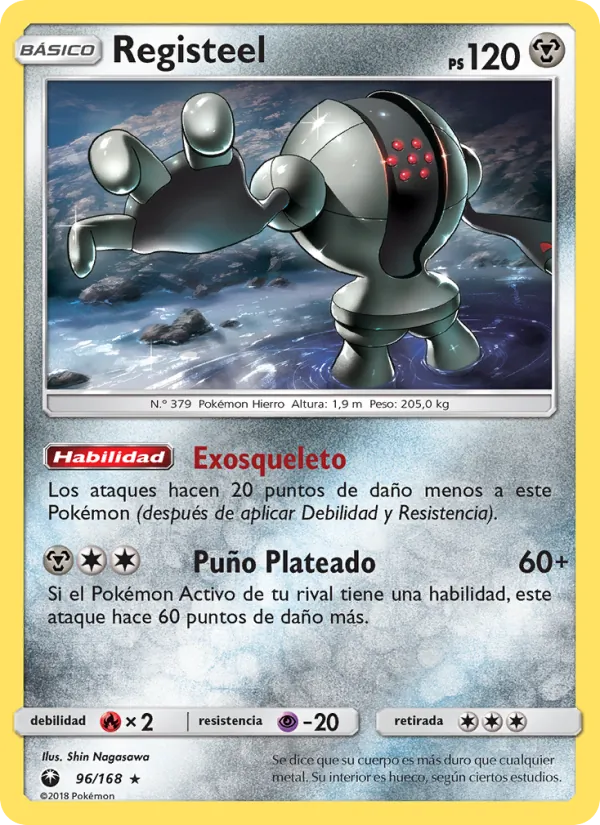 Carta Registeel de la expansión Tormenta Celestial, número 96/168