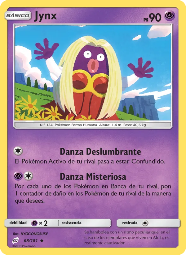 Carta Jynx de la expansión Union de Aliados, número 68/181