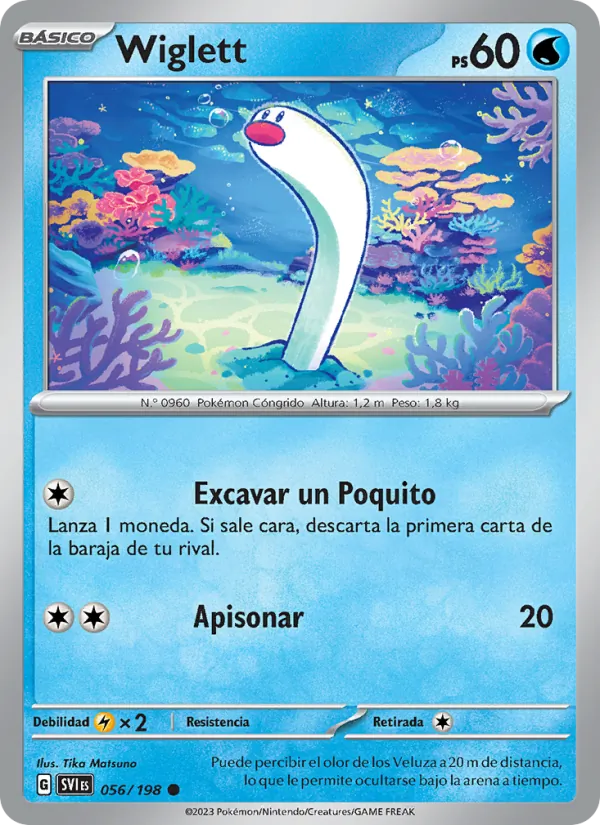 Carta Wiglett de la expansión Escarlata y Púrpura, número 056/198
