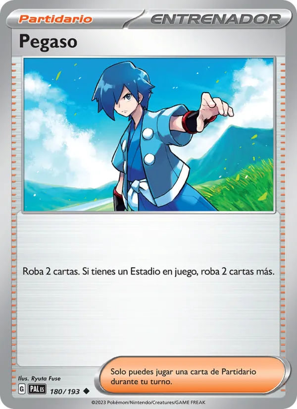 Carta Pegaso de la expansión Evoluciones en Paldea, número 180/193