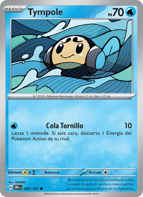 Carta Tympole de la expansión Llamas Obsidianas, número 050/197