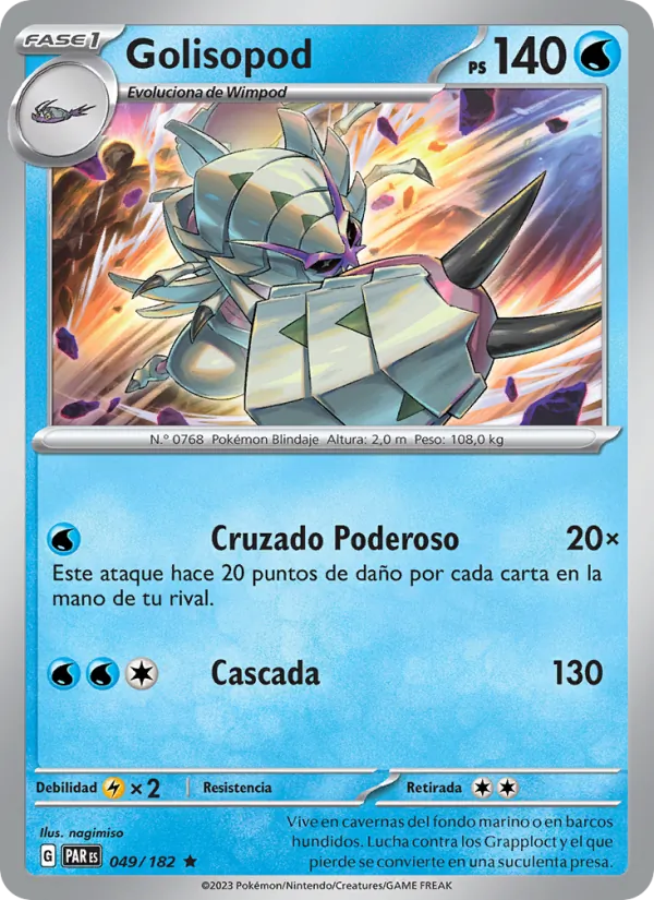 Carta Golisopod de la expansión Brecha Paradójica, número 049/182