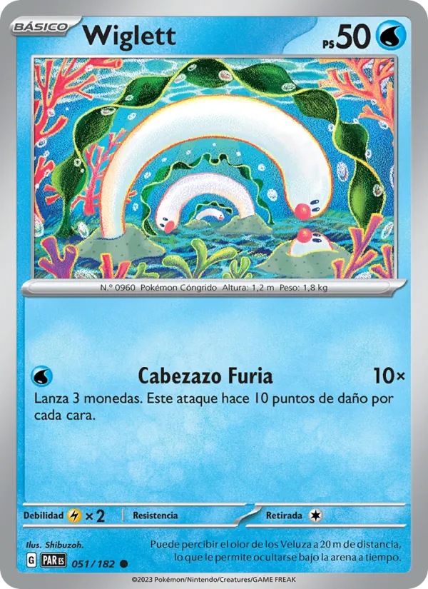 Carta Wiglett de la expansión Brecha Paradójica, número 051/182