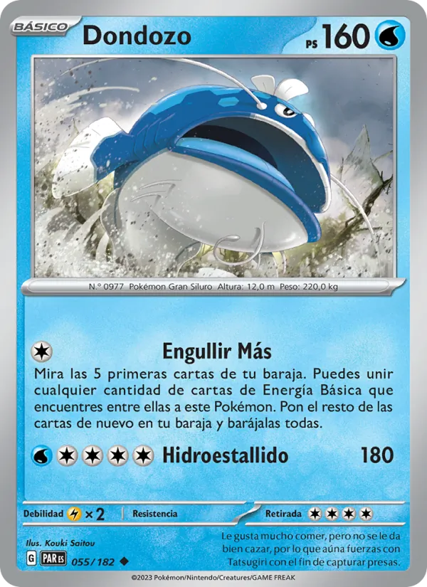 Carta Dondozo de la expansión Brecha Paradójica, número 055/182