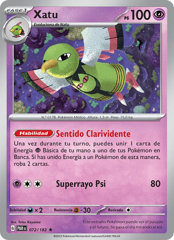 Carta Xatu de la expansión Brecha Paradójica, número 072/182