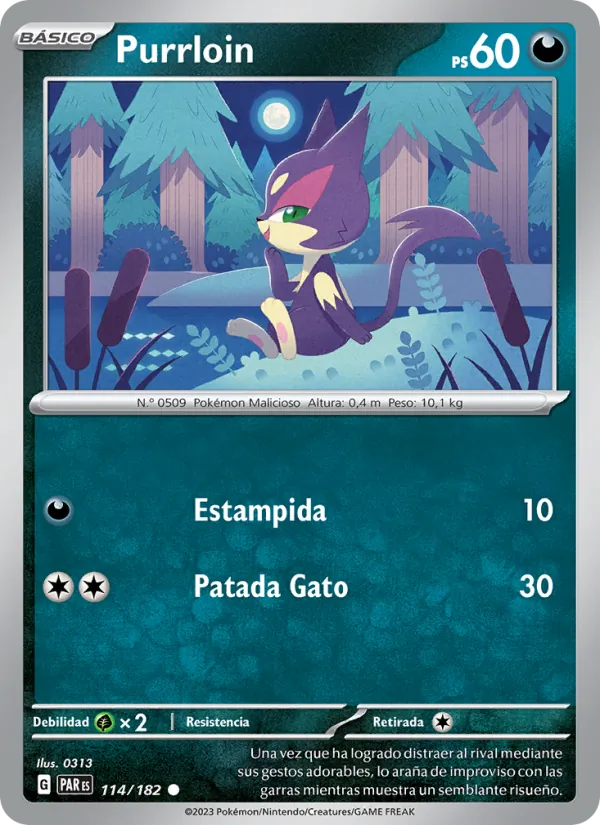 Carta Purrloin de la expansión Brecha Paradójica, número 114/182