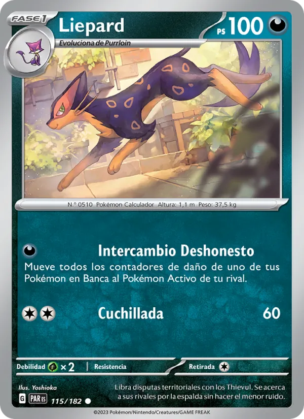 Carta Liepard de la expansión Brecha Paradójica, número 115/182