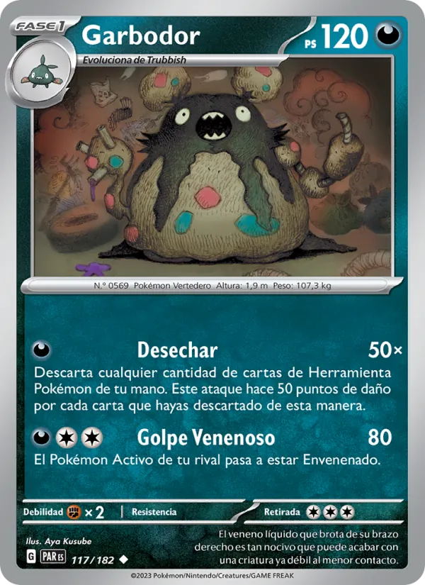 Carta Garbodor de la expansión Brecha Paradójica, número 117/182