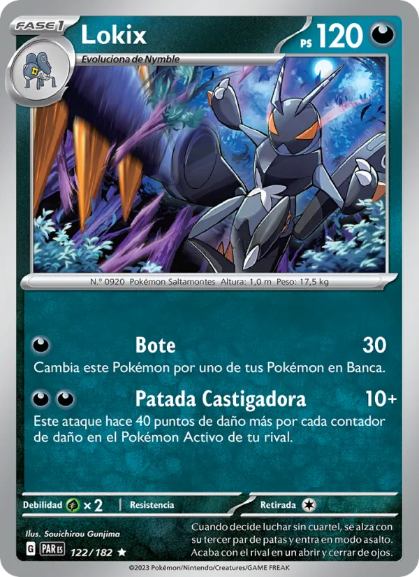 Carta Lokix de la expansión Brecha Paradójica, número 122/182