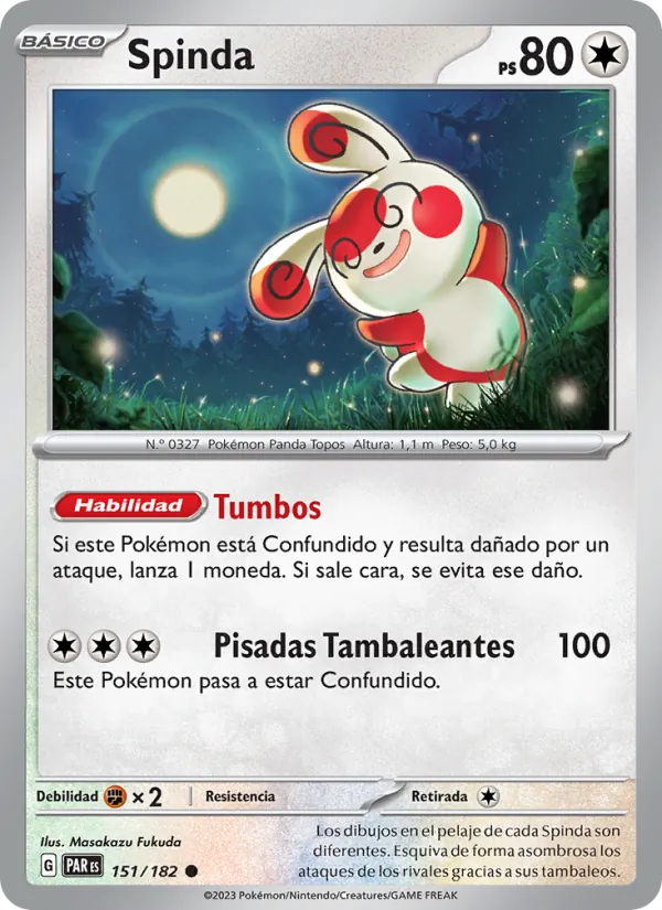 Carta Spinda de la expansión Brecha Paradójica, número 151/182