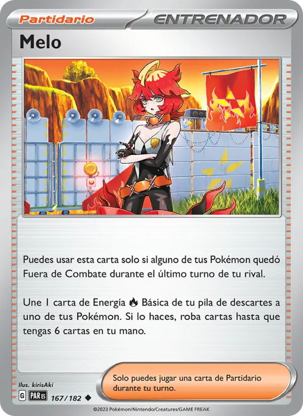 Carta Melo de la expansión Brecha Paradójica, número 167/182