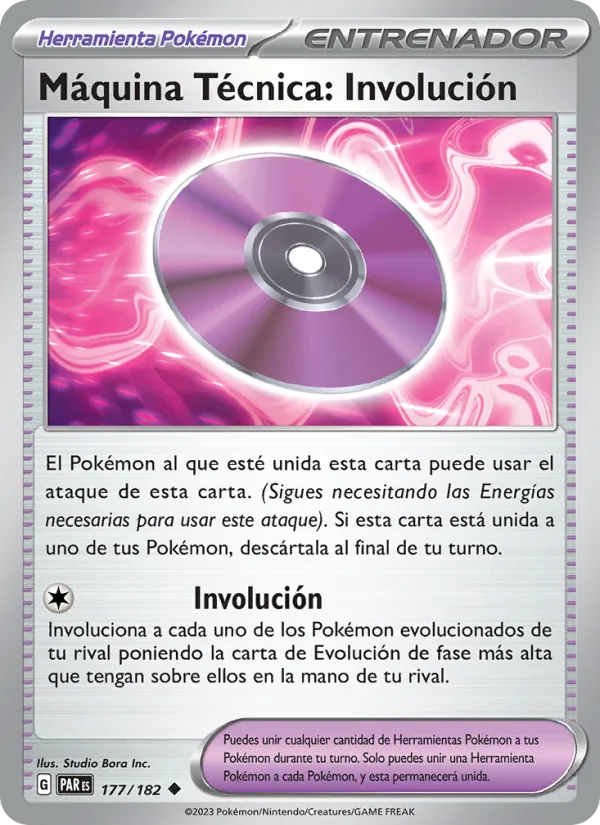 Carta Máquina Técnica: Involución de la expansión Brecha Paradójica, número 177/182