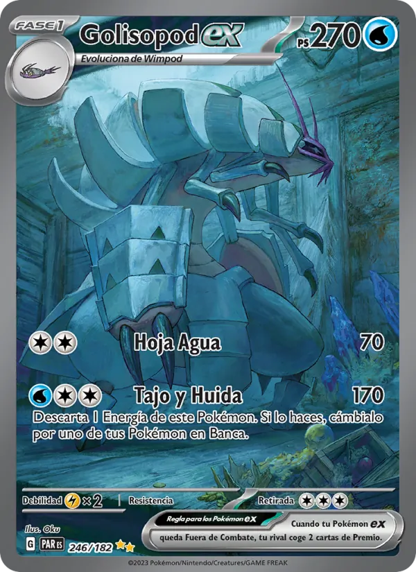 Carta Golisopod ex de la expansión Brecha Paradójica, número 246/182