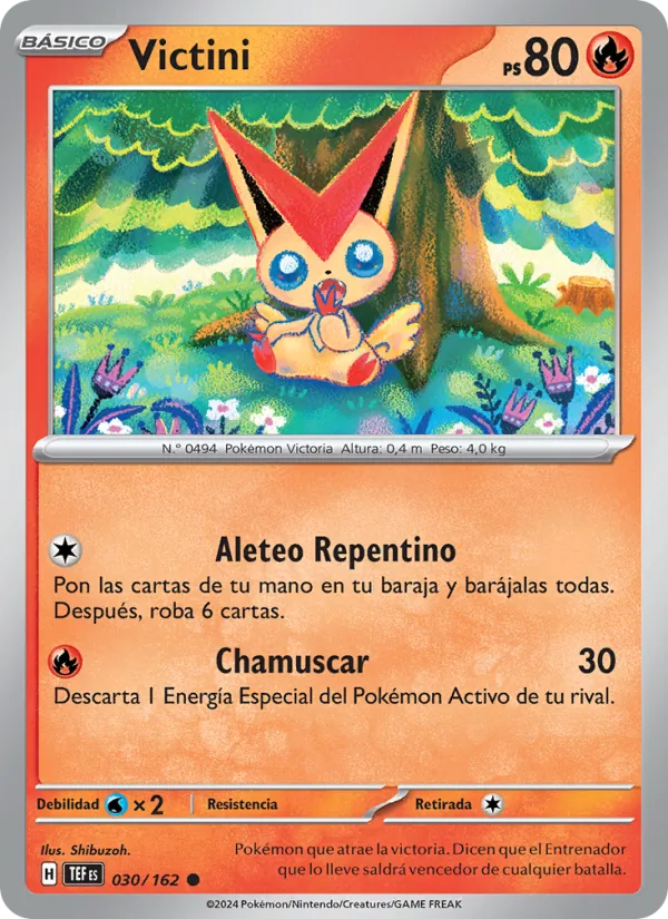 Carta Victini de la expansión Fuerzas Temporales, número 030/162