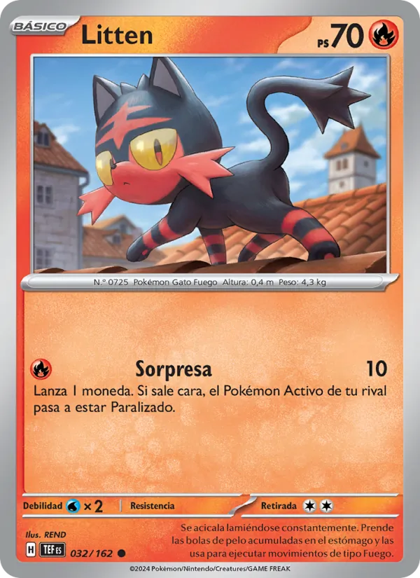 Carta Litten de la expansión Fuerzas Temporales, número 032/162