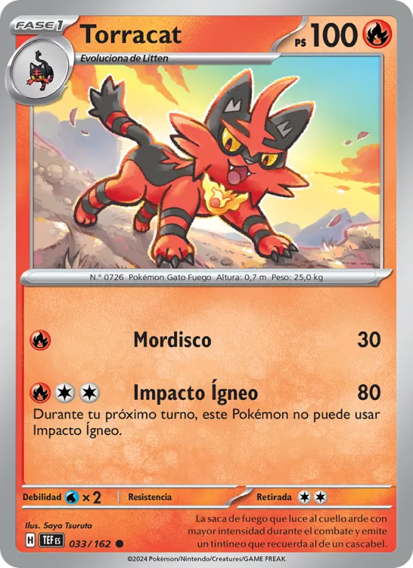 Carta Torracat de la expansión Fuerzas Temporales, número 033/162