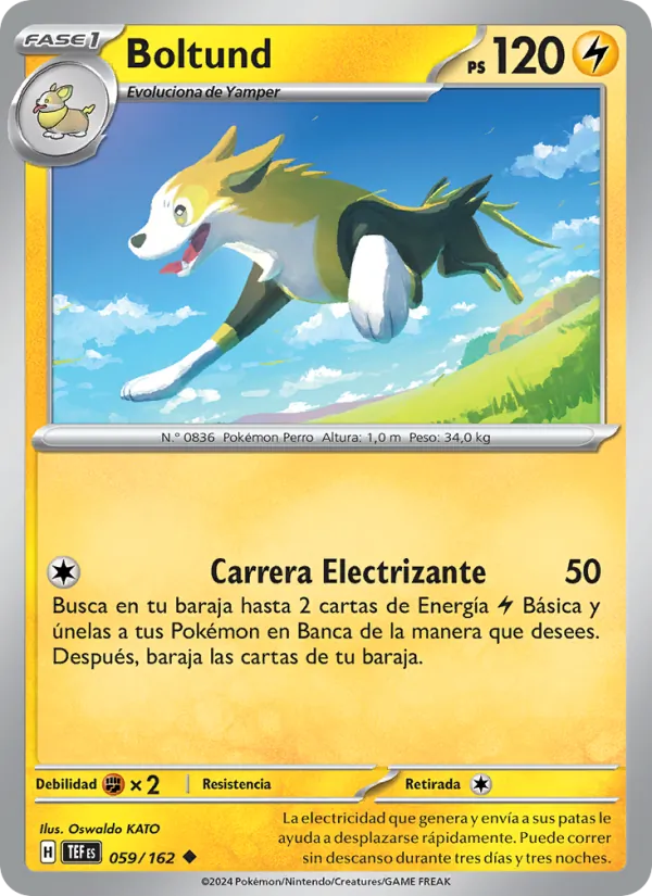 Carta Boltund de la expansión Fuerzas Temporales, número 059/162