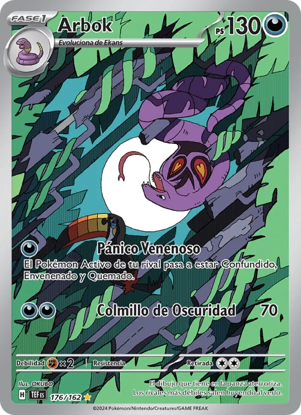 Carta Arbok de la expansión Fuerzas Temporales, número 176/162