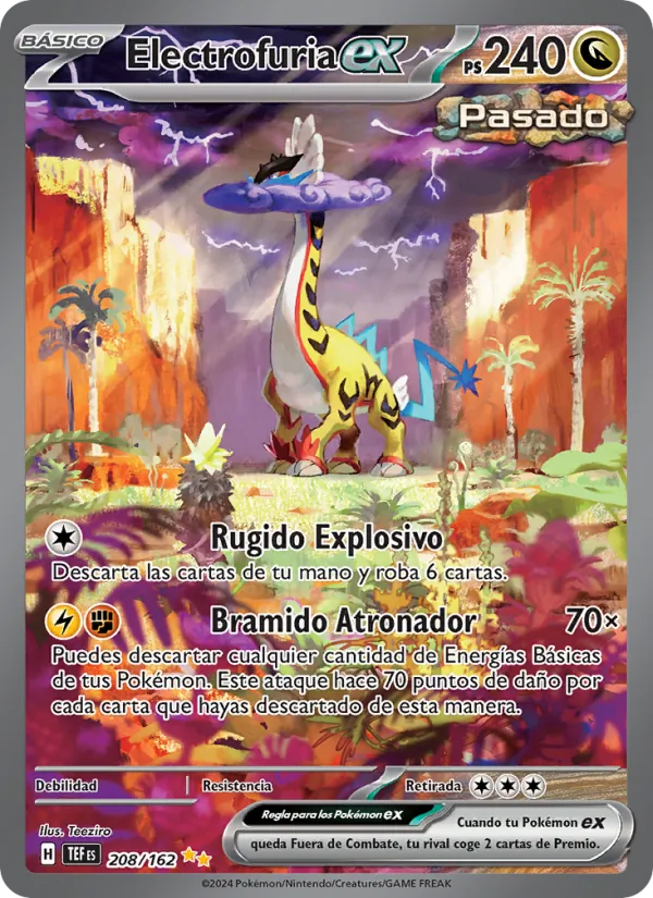 Carta Electrofuria ex de la expansión Fuerzas Temporales, número 208/162