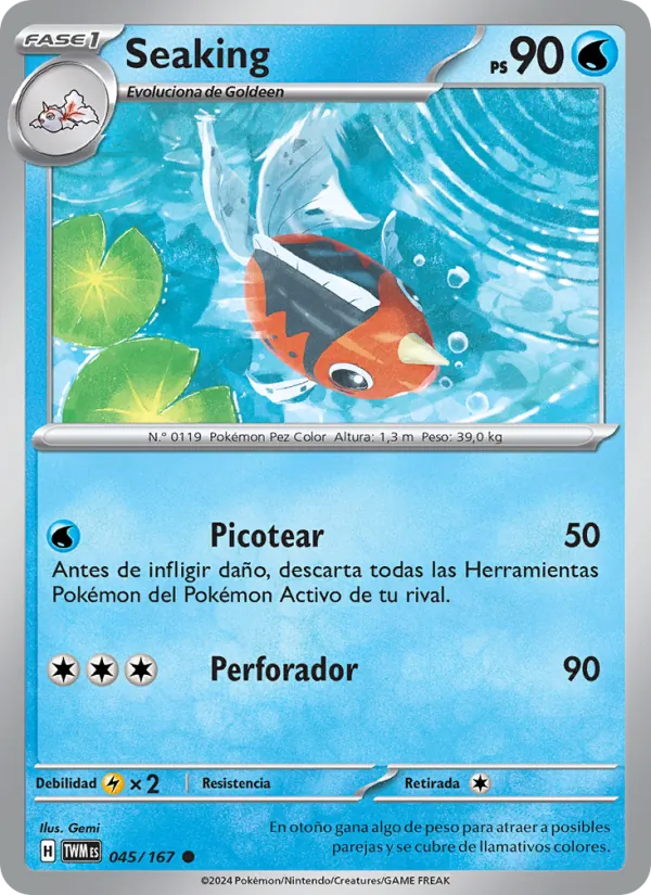 Carta Seaking de la expansión Mascarada Crepuscular, número 045/167