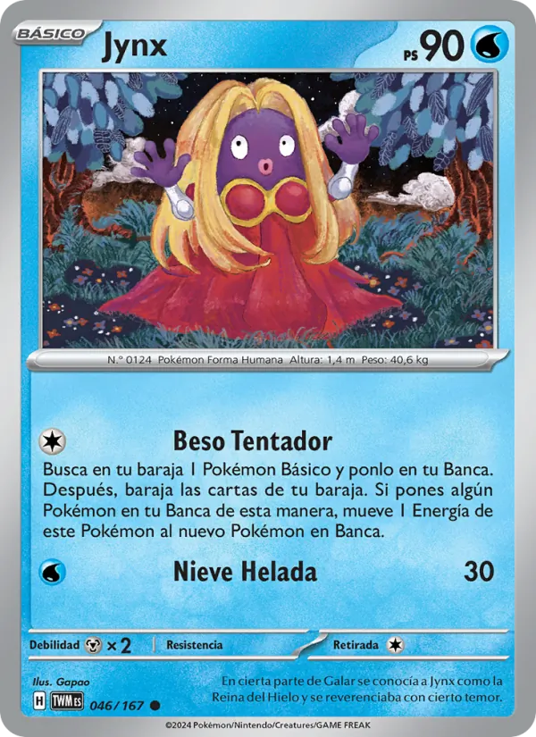 Carta Jynx de la expansión Mascarada Crepuscular, número 046/167