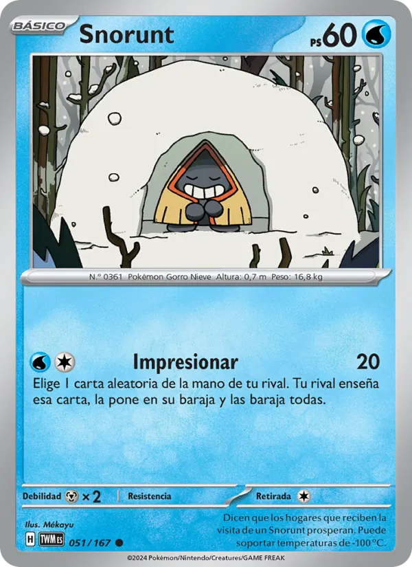 Carta Snorunt de la expansión Mascarada Crepuscular, número 051/167