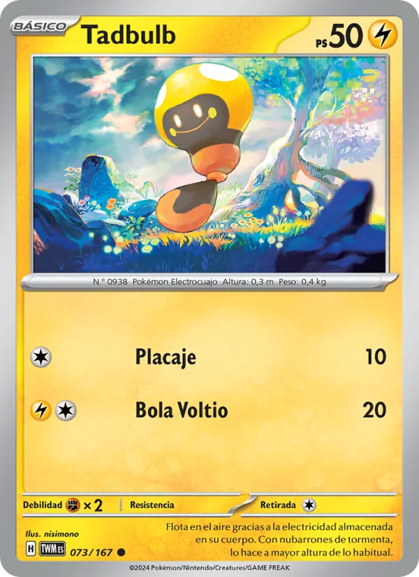 Carta Tadbulb de la expansión Mascarada Crepuscular, número 073/167