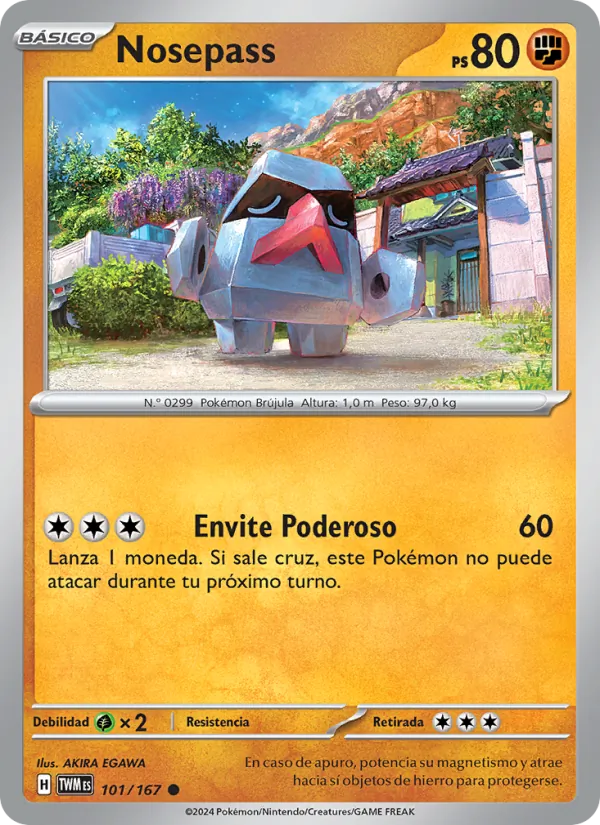 Carta Nosepass de la expansión Mascarada Crepuscular, número 101/167