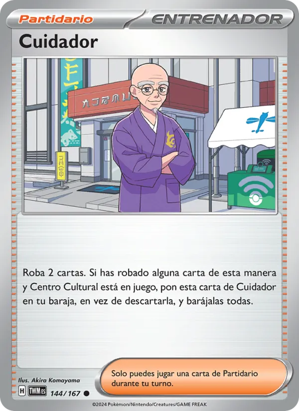 Carta Cuidador de la expansión Mascarada Crepuscular, número 144/167
