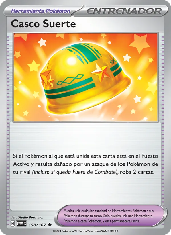 Carta Casco Suerte de la expansión Mascarada Crepuscular, número 158/167