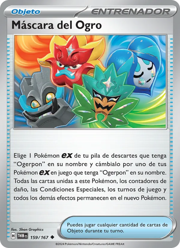 Carta Máscara del Ogro de la expansión Mascarada Crepuscular, número 159/167
