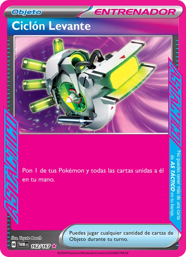 Carta Ciclón Levante de la expansión Mascarada Crepuscular, número 162/167