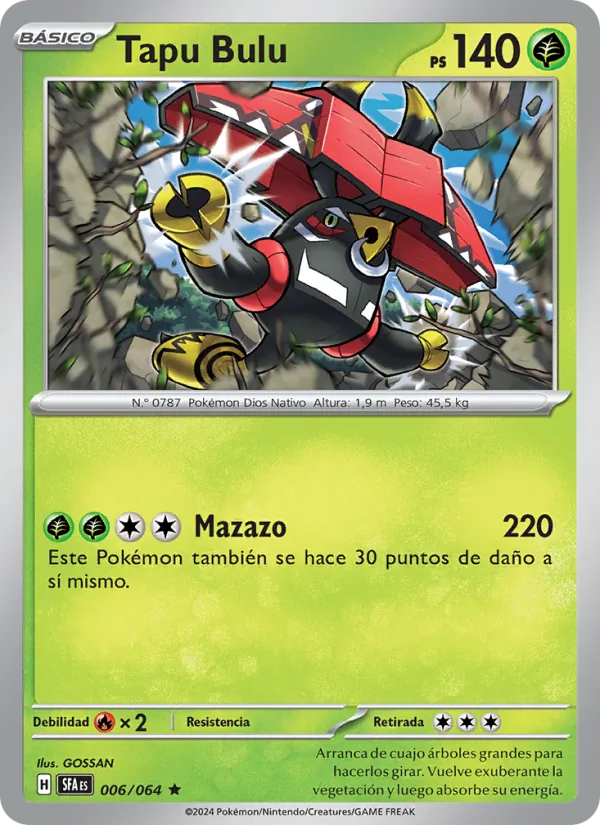 Carta Tapu Bulu de la expansión Fabula Sombría, número 006/64