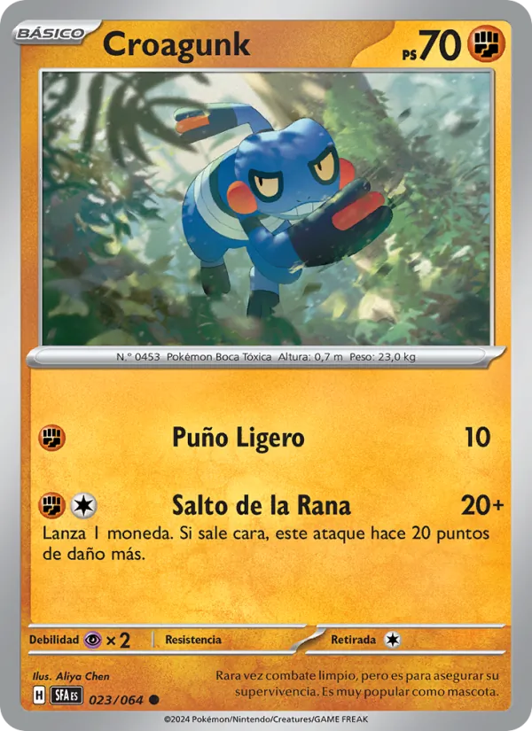 Carta Croagunk de la expansión Fabula Sombría, número 023/64