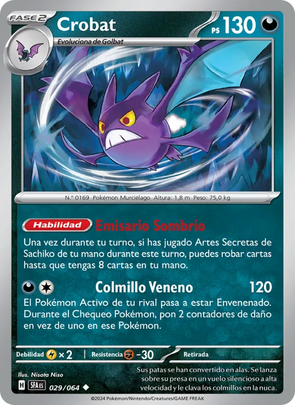 Carta Crobat de la expansión Fabula Sombría, número 029/64