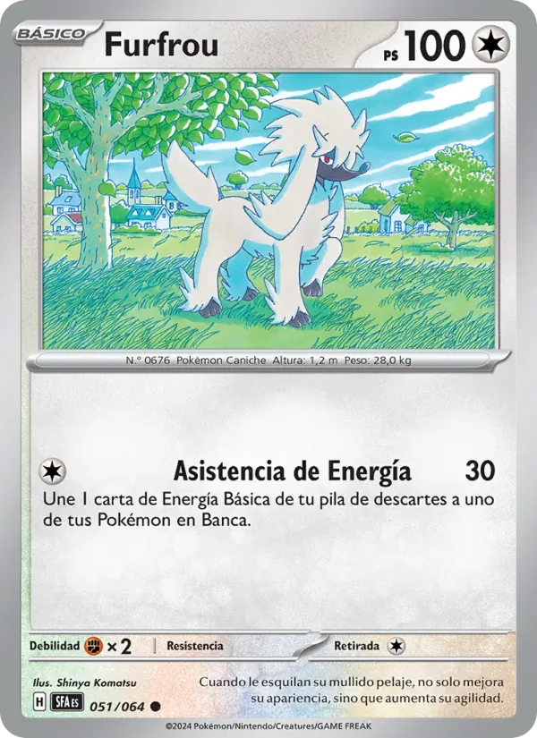 Carta Furfrou de la expansión Fabula Sombría, número 051/64