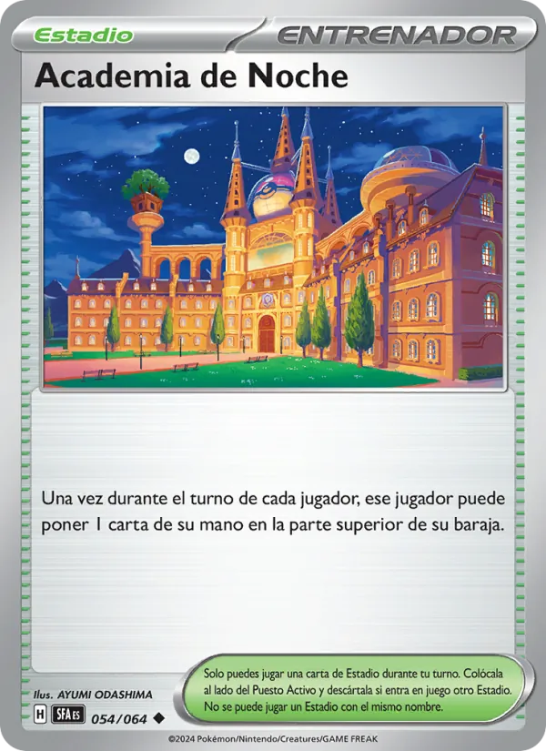 Carta Academia de Noche de la expansión Fabula Sombría, número 054/64