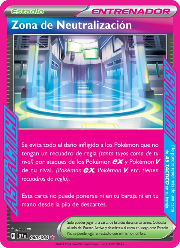 Carta Zona de Neutralización de la expansión Fabula Sombría, número 060/64