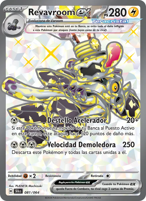 Carta Revavroom ex de la expansión Fabula Sombría, número 081/64