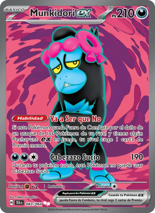 Carta Munkidori ex de la expansión Fabula Sombría, número 083/64