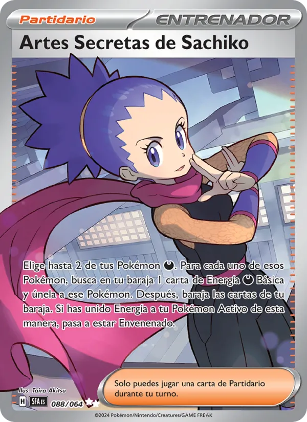Carta Artes Secretas de Sachiko de la expansión Fabula Sombría, número 088/64