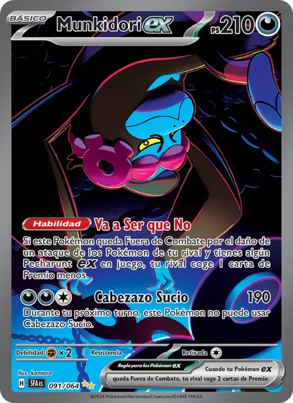 Carta Munkidori ex de la expansión Fabula Sombría, número 091/64