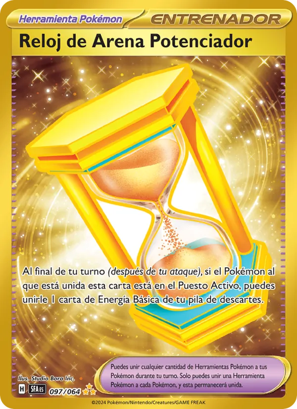 Carta Reloj de Arena Potenciador de la expansión Fabula Sombría, número 097/64