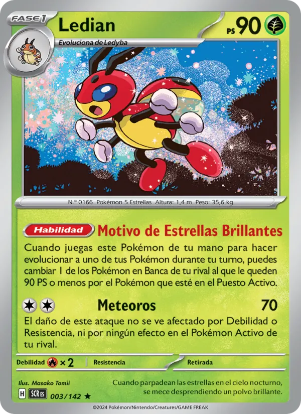 Carta Ledian de la expansión Corona Astral, número 003/142